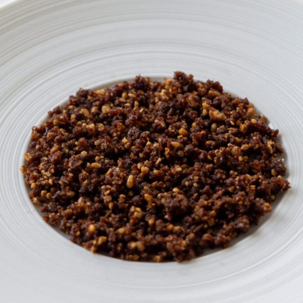 Coffee & hazelnut crumble