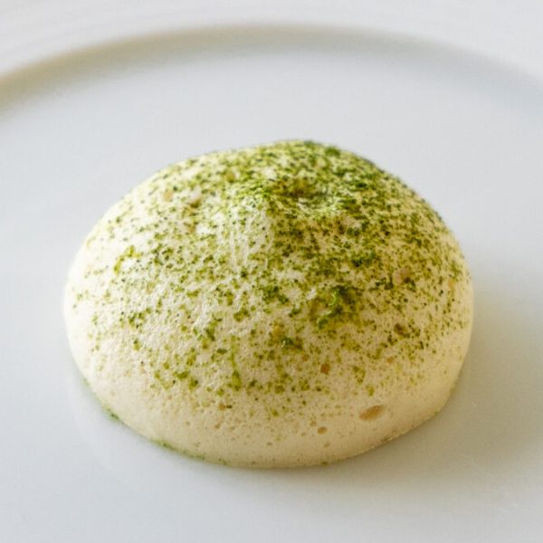 Savory ponzu meringues