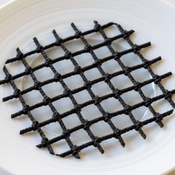 Black sardine tuille