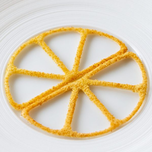 Lemon peel tuille