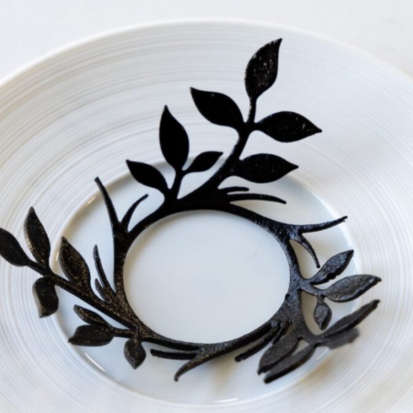 Black garlic tuille