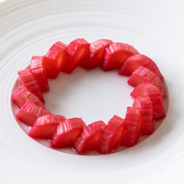 Sous-vide rhubarb