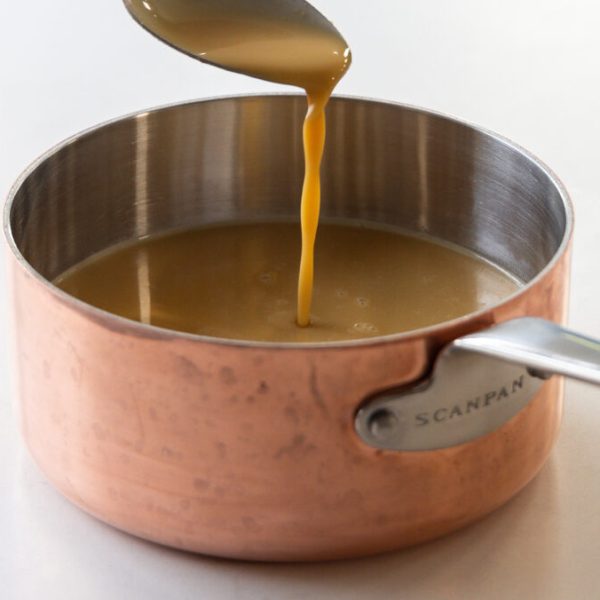 Creme de volaille & corn sauce