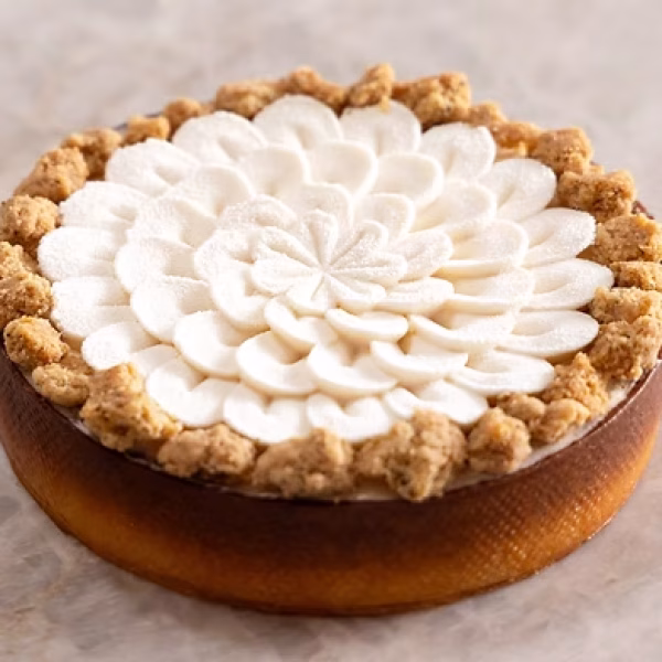 Apple & tea tart