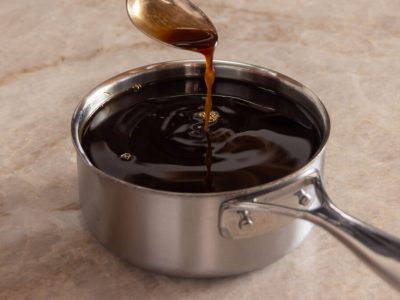 Beef & bay leaf broth