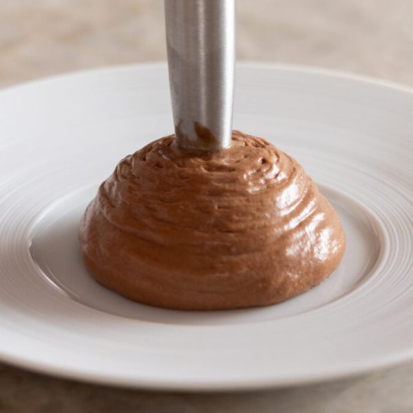 Dark chocolate espuma
