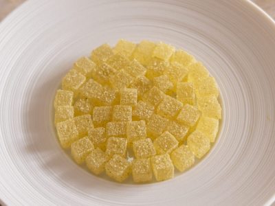 Lemon thyme pate de fruit