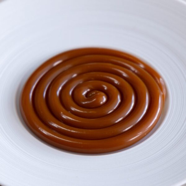 Salted cardamom caramel