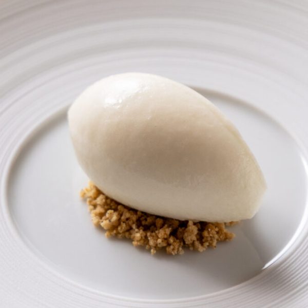 White chocolate sorbet