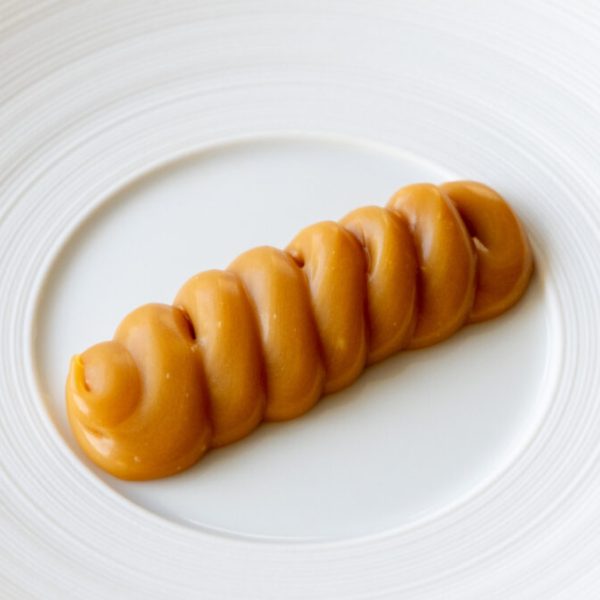 Champagne and caramel ganache