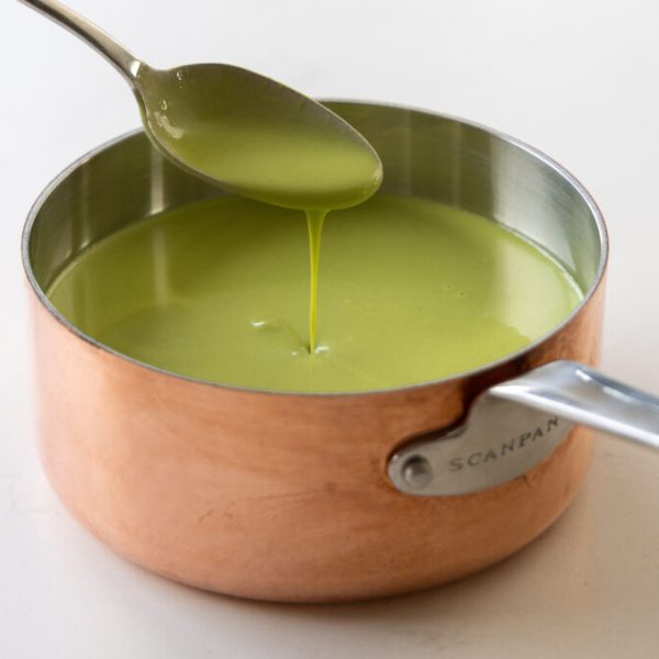 Wild garlic and cod sauce