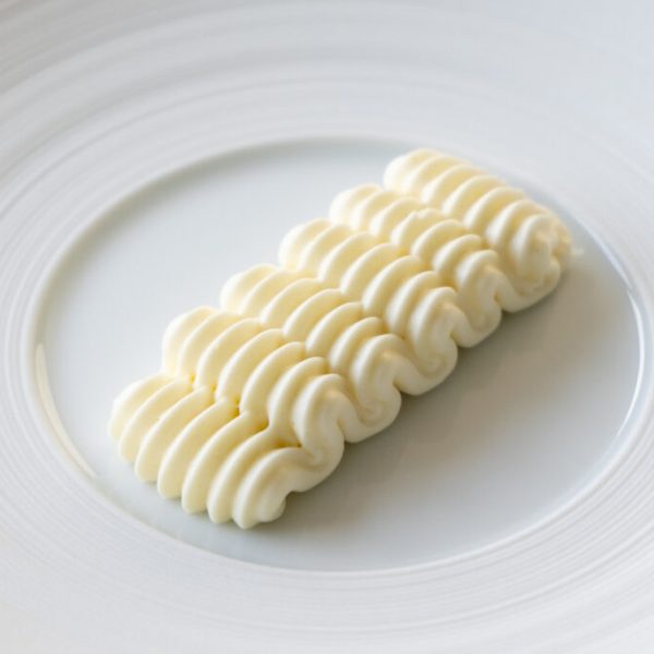 Whipped cardamom ganache